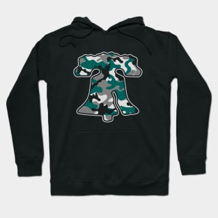 Philadelphia Green and White Liberty Bell Camo Philly Fan Favorite Hoodie